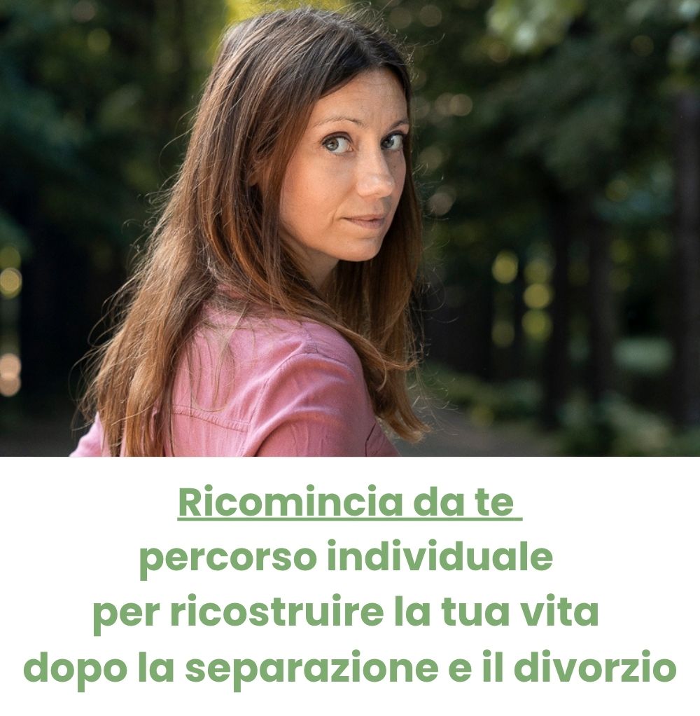 percorso individuale per dopo una separazione o divorzio